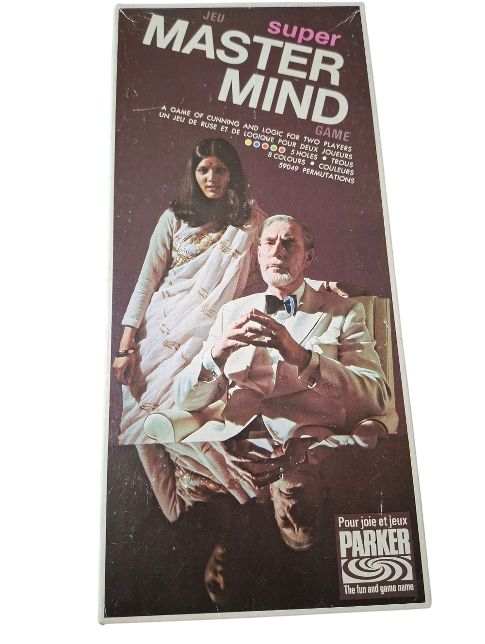 Vintage Super MasterMind Parker Brothers Game Complete Master Mind